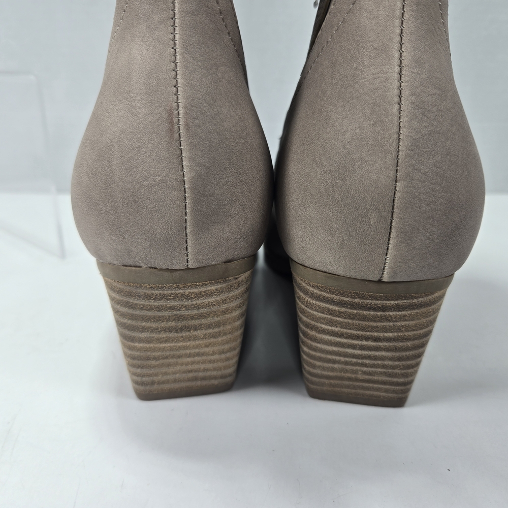 DV by Dolce Vita Karda Taupe Block Heeled Western Cowgirl Cowboy Boots Size 9 - Picture 5 of 14